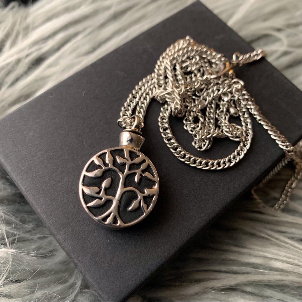 Memorial Cremation Urn Necklace- Tree of Life NEW